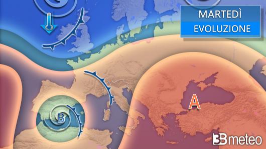 Meteo martedì