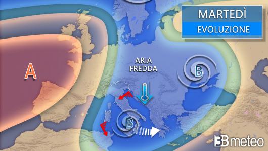 Meteo martedì