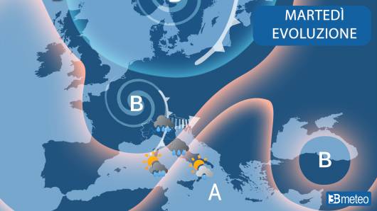 Meteo martedì