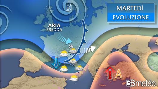 Meteo martedì 7 gennaio