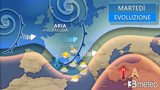 Meteo martedì 7 gennaio