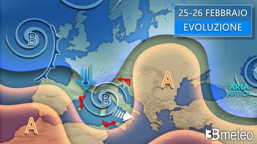 Meteo martedì-mercoledì