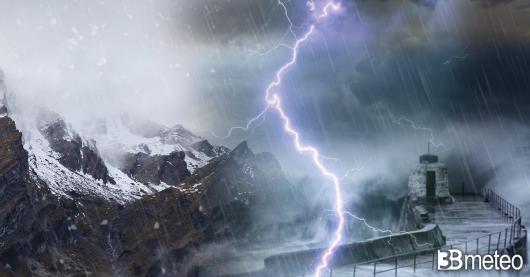 Meteo martedì, perturbazioni in transito sull'Italia