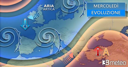 Meteo mercoledì 12 marzo