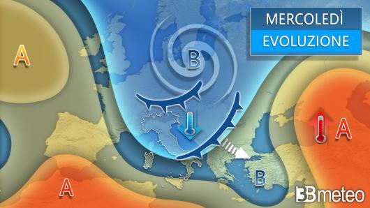 Meteo mercoledì