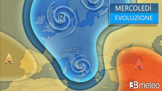 Meteo mercoledì