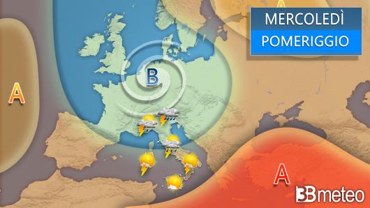 Meteo mercoledì