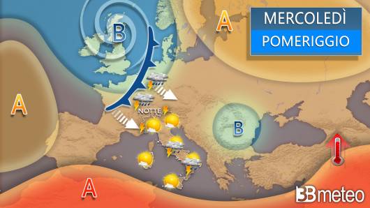 Meteo mercoledì