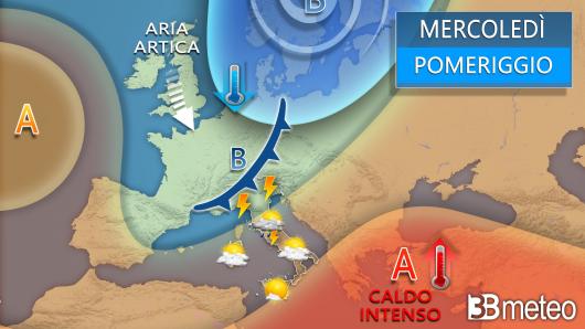 Meteo mercoledì