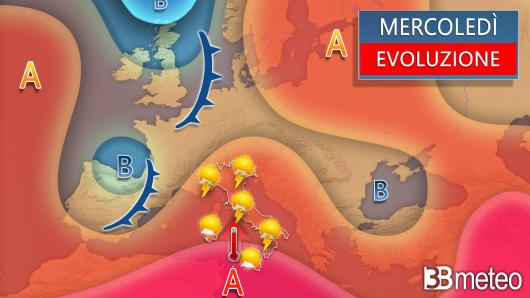 Meteo mercoledì