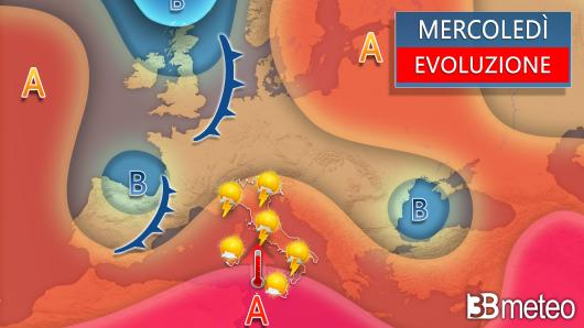 Meteo mercoledì