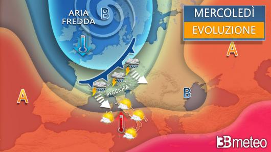 Meteo mercoledì