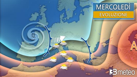 Meteo mercoledì