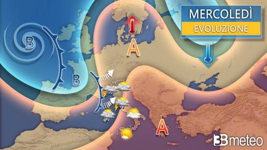 Meteo mercoledì