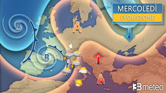 Meteo mercoledì