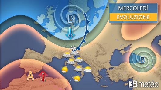 Meteo mercoledì