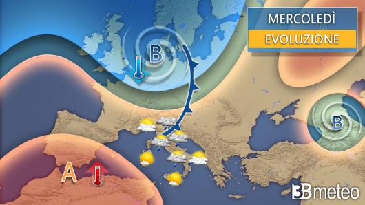 Meteo mercoledì