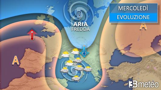 Meteo mercoledì
