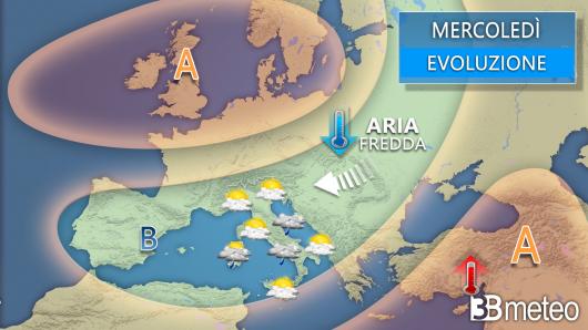 Meteo mercoledì