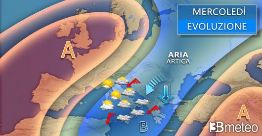 Meteo mercoledì