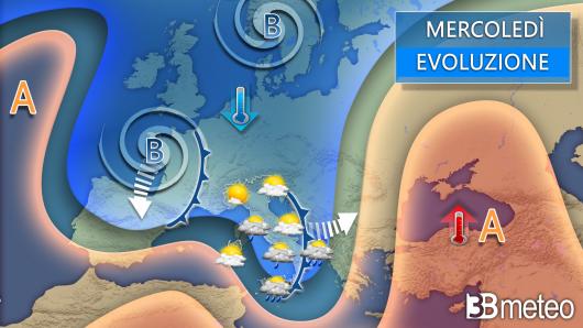 Meteo mercoledì