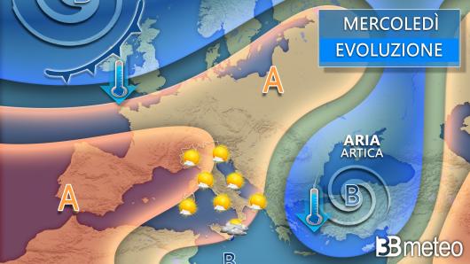 Meteo mercoledì
