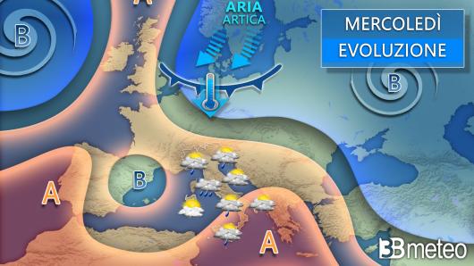 Meteo mercoledì