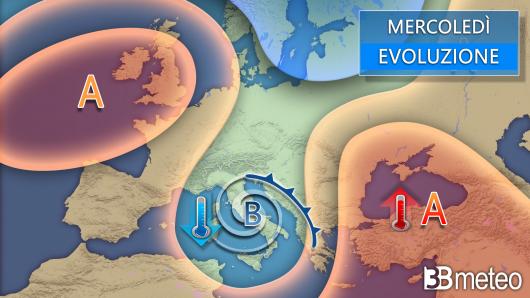 Meteo mercoledì