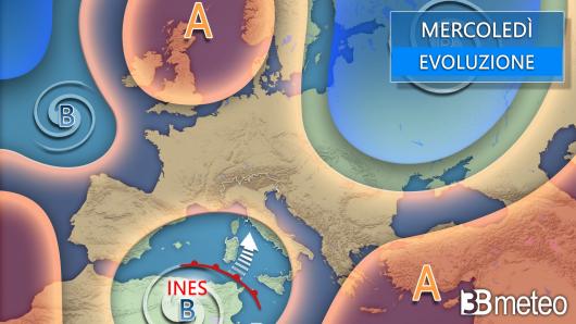 Meteo mercoledì