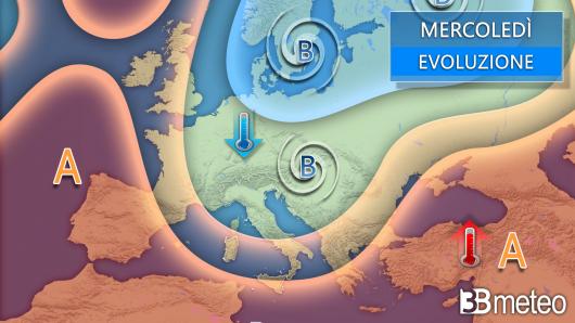Meteo mercoledì