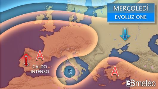 Meteo mercoledì