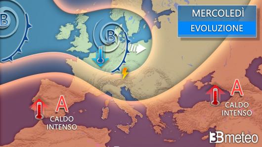 Meteo mercoledì