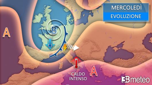 Meteo mercoledì