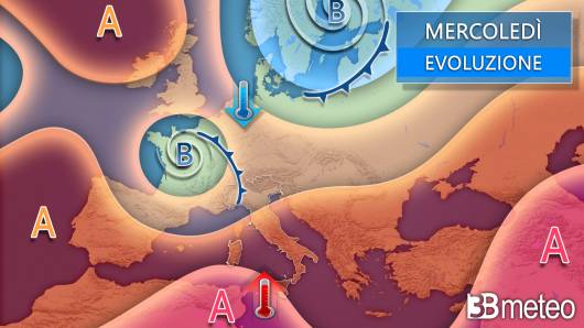 Meteo mercoledì