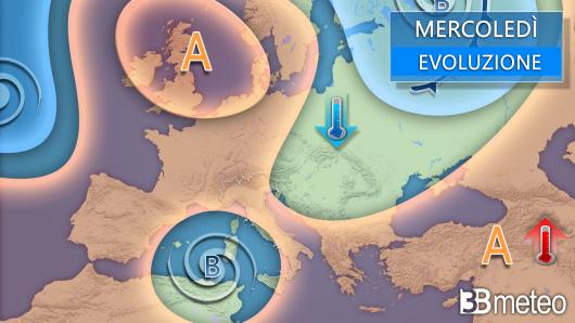 Meteo mercoledì