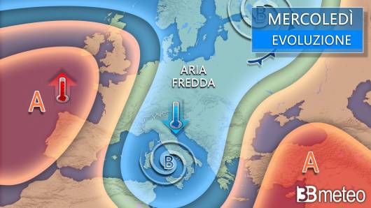 Meteo mercoledì
