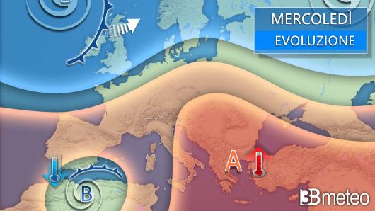 Meteo mercoledì