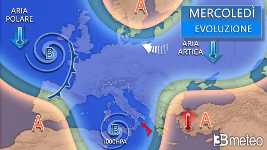 Meteo mercoledì