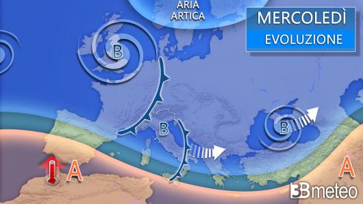 Meteo mercoledì