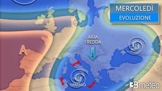 Meteo mercoledì