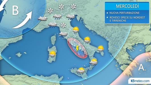 Meteo mercoledì