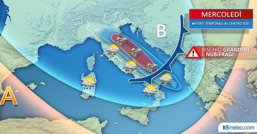 Meteo mercoledì