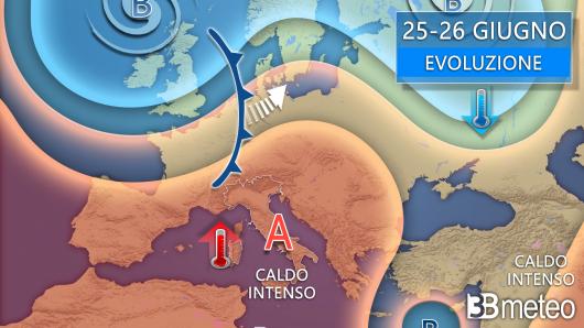 Meteo mercoledì-giovedì