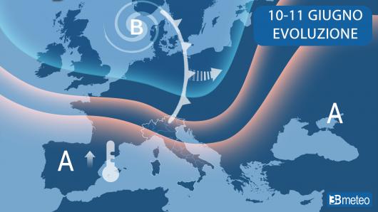 Meteo mercoledì-giovedì