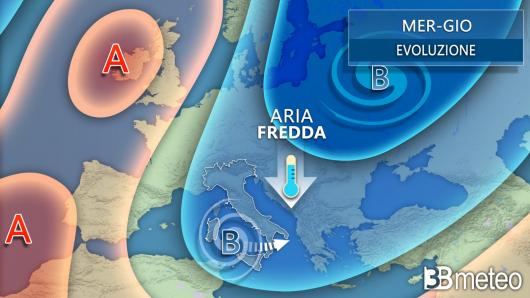 Meteo metà settimana