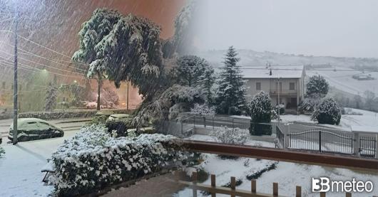 Meteo: neve in arrivo anche a quote basse