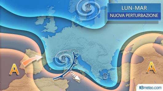 Meteo , nuova perturbazione in arrivo