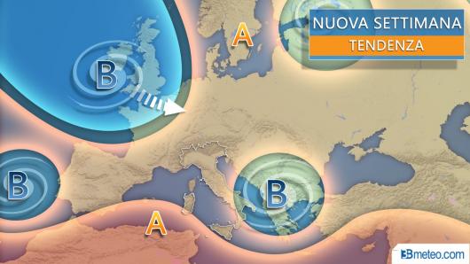 Meteo nuova settimana