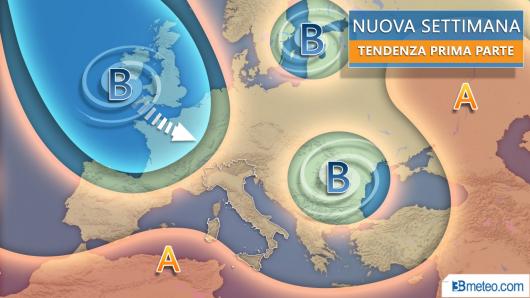 Meteo nuova settimana