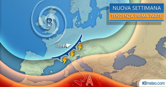 Meteo nuova settimana